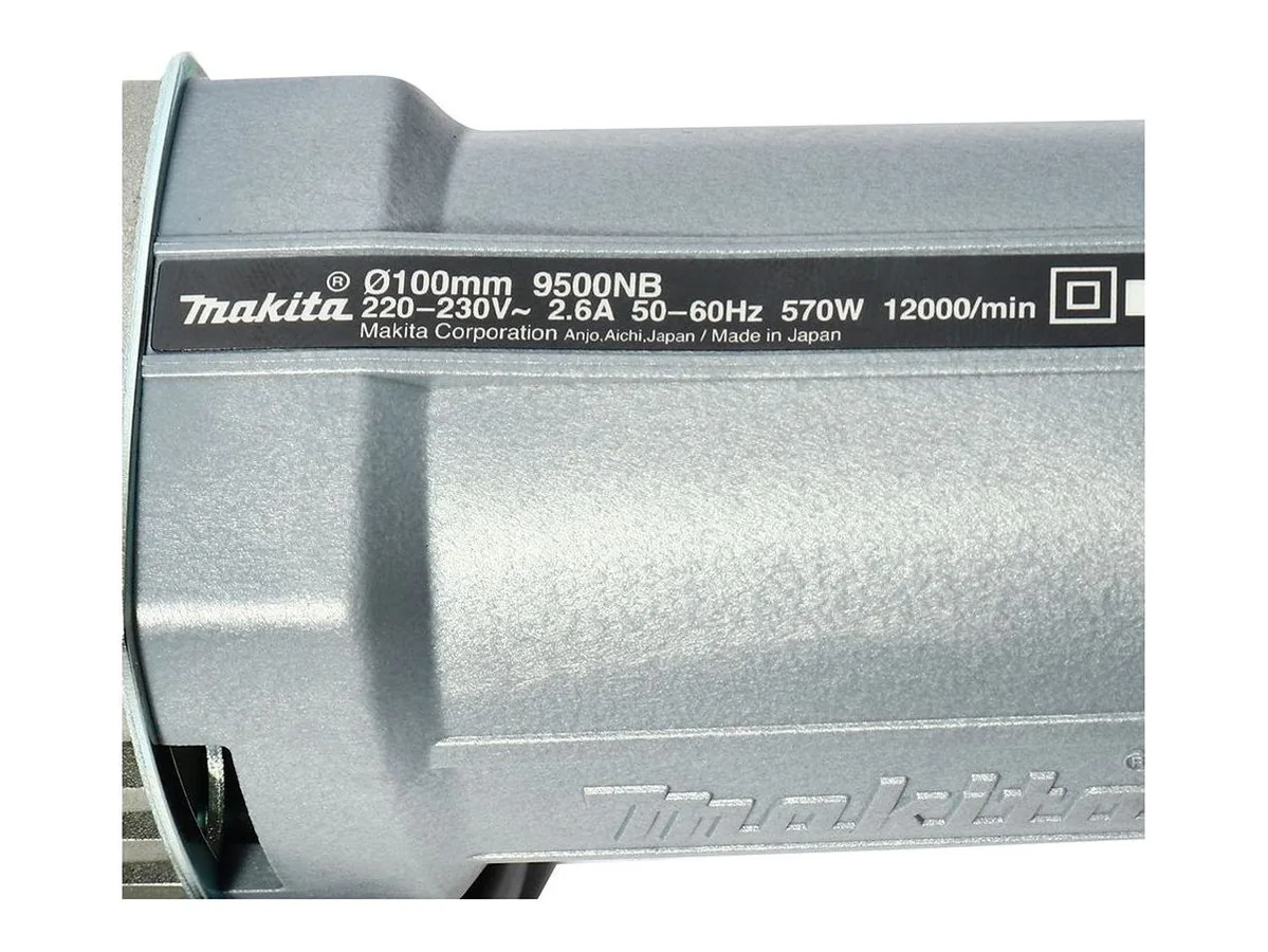 เครื่องเจียร์ 4 นิ้ว 570 วัตต์ ฉนวน 2 ชั้น (4/5)