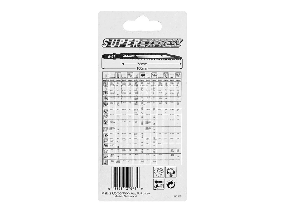 ใบเลื่อยจิ๊กซอว์ ตัดโลหะ HSS 10-18 ฟัน (5 ใบ/แพ็ค) (3/3)