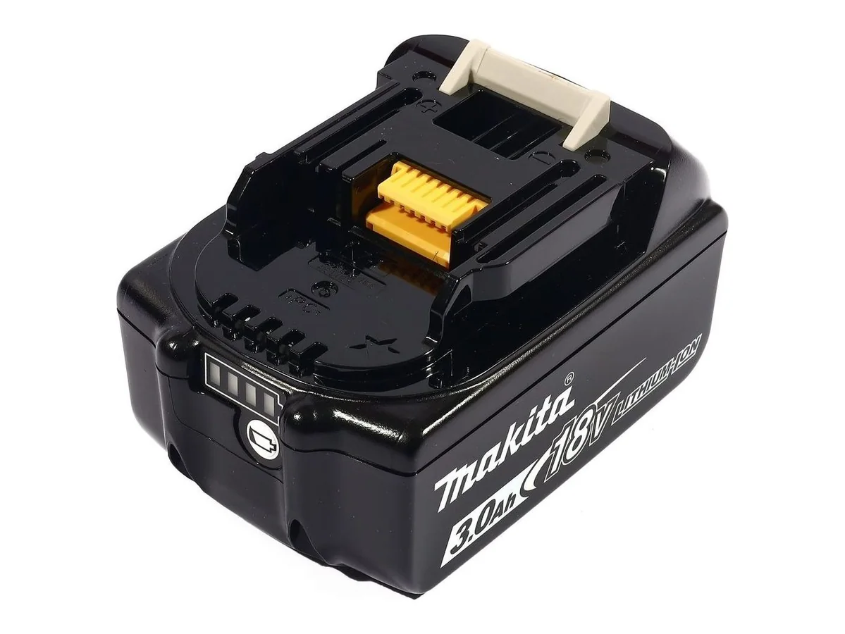 แบตเตอรี่ 18V 3.0Ah ลิเธียมไอออน มีไฟแสดงสถานะ
