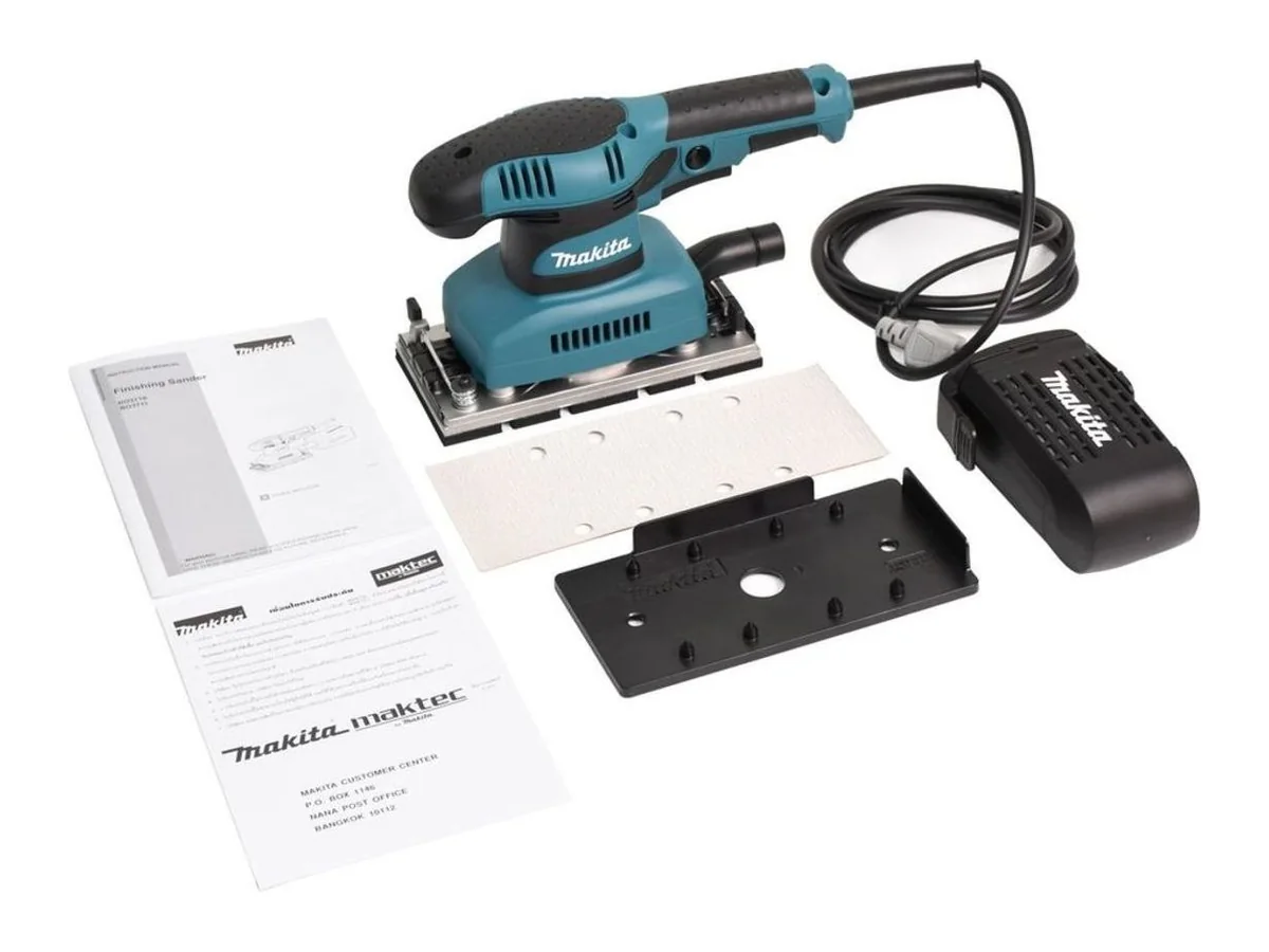 เครื่องขัดกระดาษทรายแบบสั่น 190W ฐาน 93 x 185 มม. (7/8)